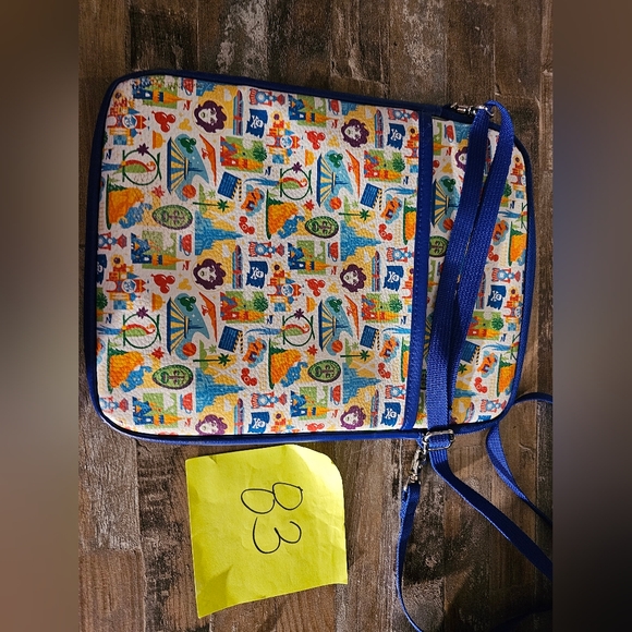 Disney Handbags - Disney Parks Theme Parks Icons Padded Crossbody Tablet Case